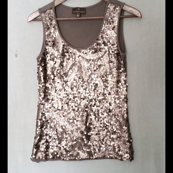 Women Tank Top Ladies sleeveless shiny top 6US - Picture 1 of 3